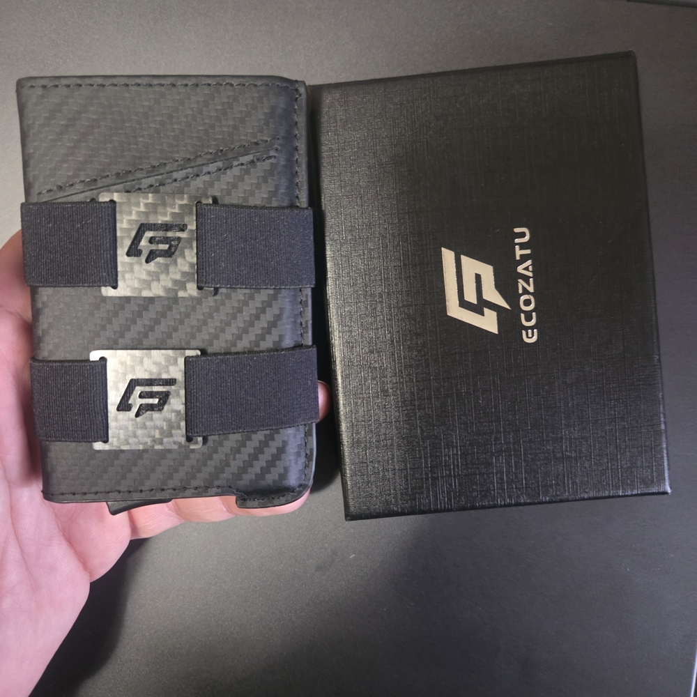 Black Carbon Fiber Wallet
